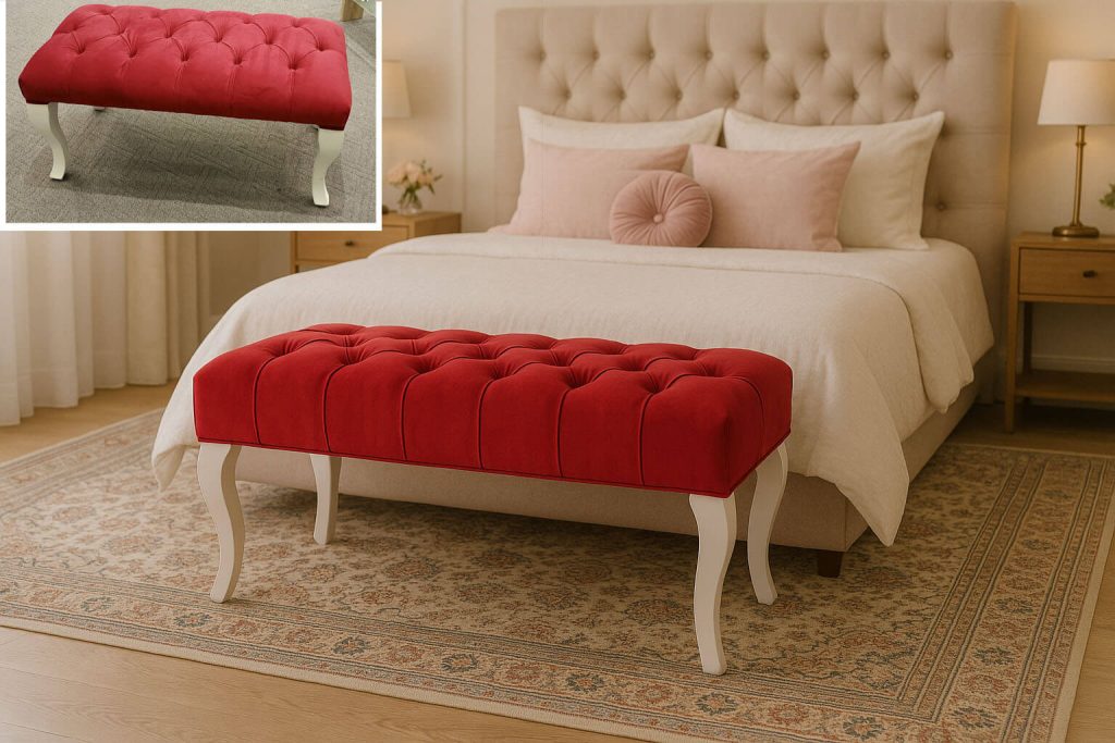 BANQUETA CAPITONE para DORMITORIO