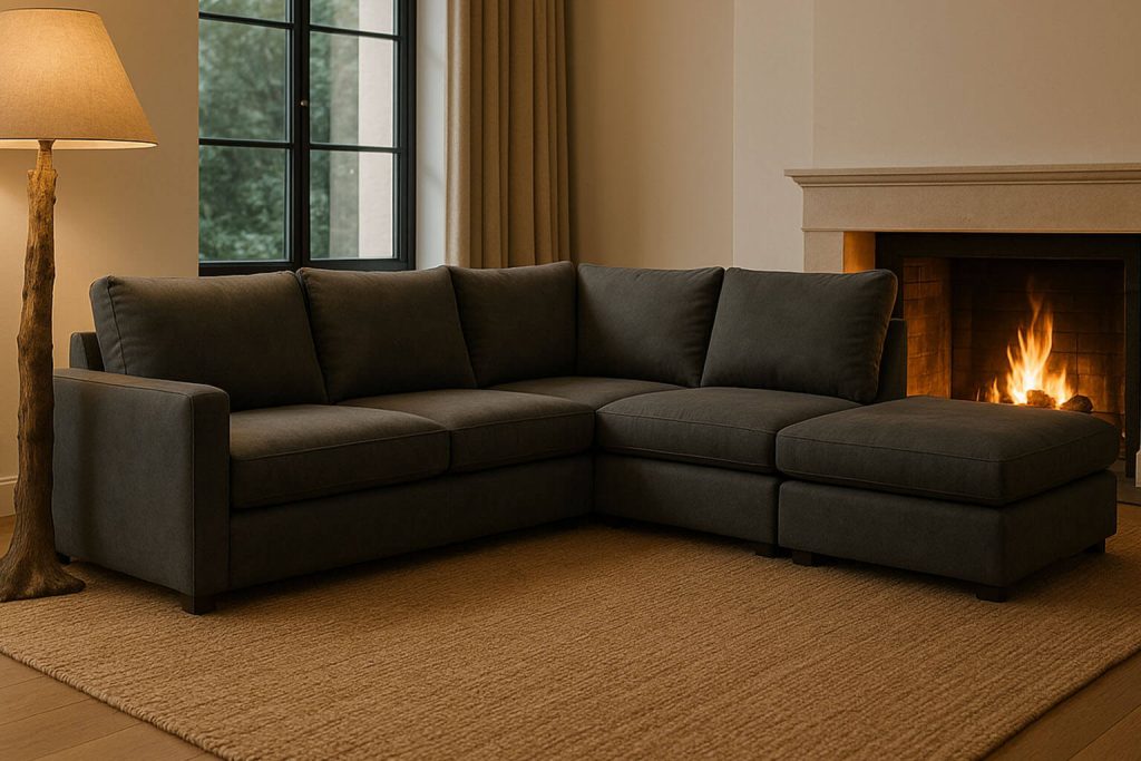 sillon esquinero para living mas poof